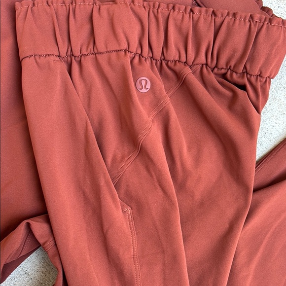 Lululemon Rust Red Drawstring Pants - Picture 3 of 11